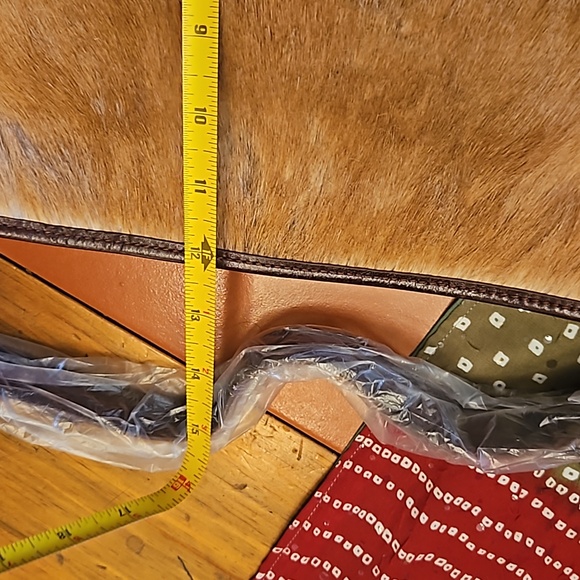 Vintage 90's WILSON'S Springbok Hyde Fur and Leather Satchel Purse. - Picture 8 of 8